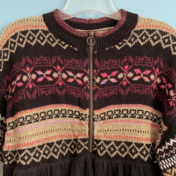 New Free People Black Cabin Fever Sweater - Picture 4 of 13